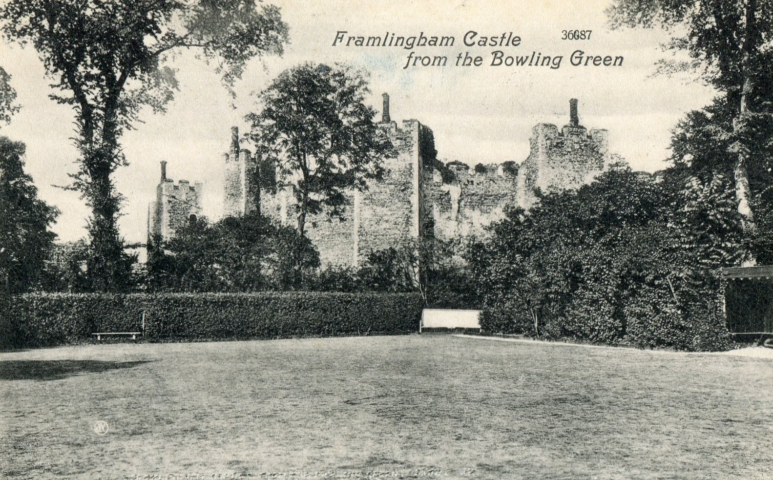 Castle from bowling green