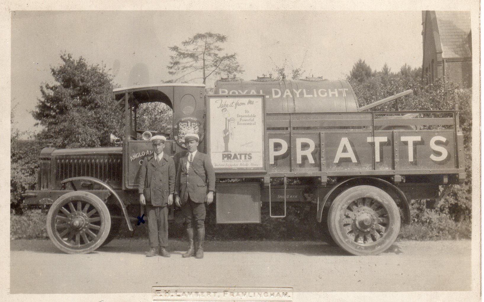 Pratts petrol lorry